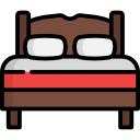 Comfortable bed in girls PG in North Campus